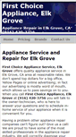 Mobile Screenshot of elkgroveappliance.com